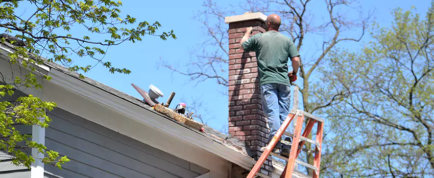 Vinyl and PVC Chimney Flashing Installation in West Springfield, MA