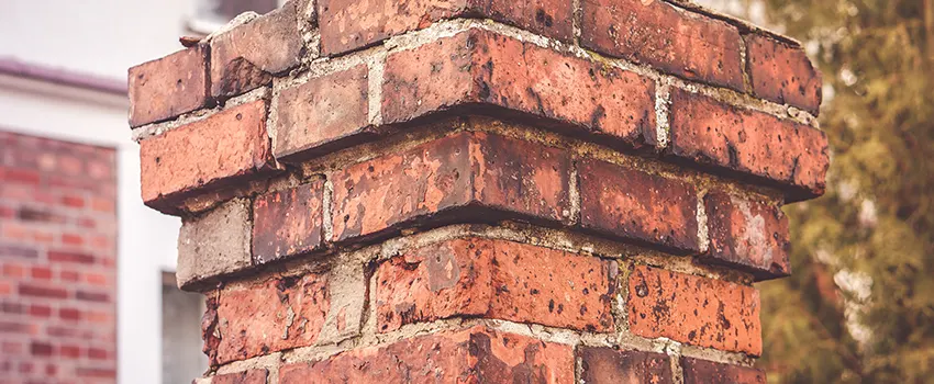 Cracked Chimney Bricks Repair Cost in West Springfield, Massachusetts