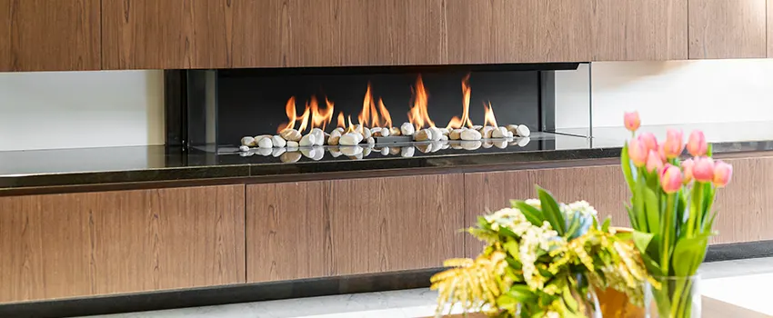 Double-height Fireplace Design Refurbishment in West Springfield, Massachusetts